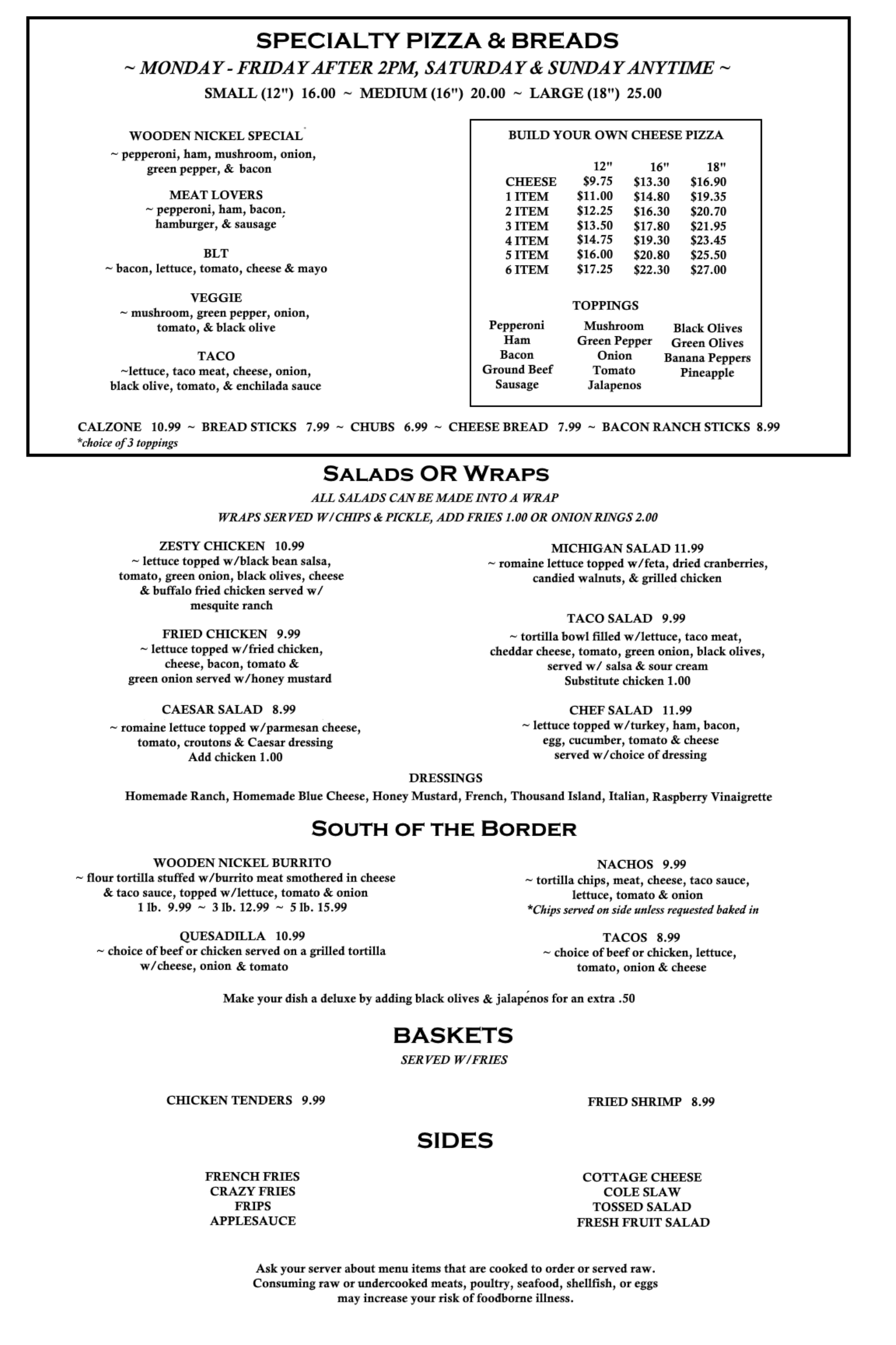 The Wooden Nickel II, LLC Dansville, Michigan 48819